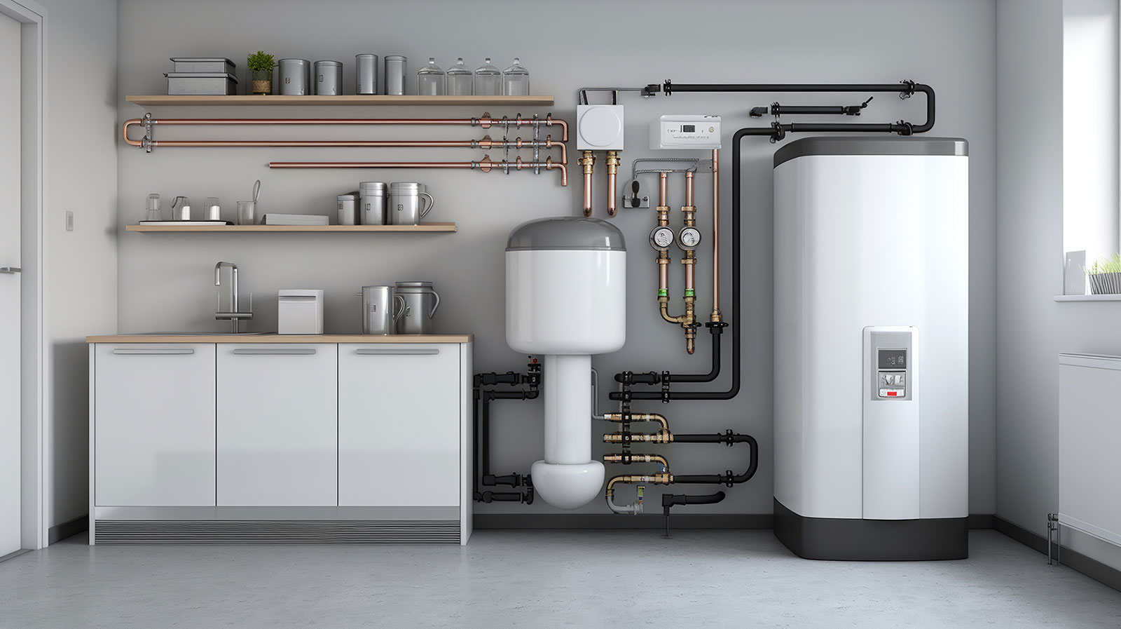 Installation chauffe-eau - J.F. DEBACKERE Plomberie
